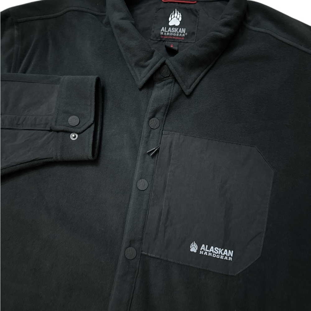 Alaskan‎ Hardgear Men’s Black Shirt Jacket Size 3XL Heavy Duty Shacket Logo